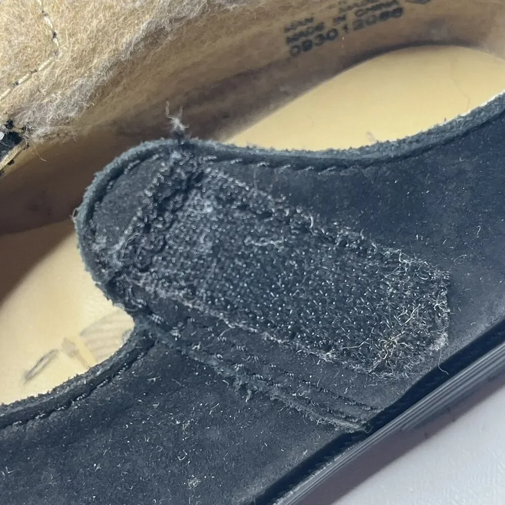 Cherokee Black Suede Mary Janes Shoes  Little Girls Size 6